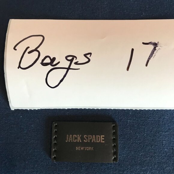 Jack Spade/Kate Spade Blue Backpack Zip Close - Picture 11 of 11